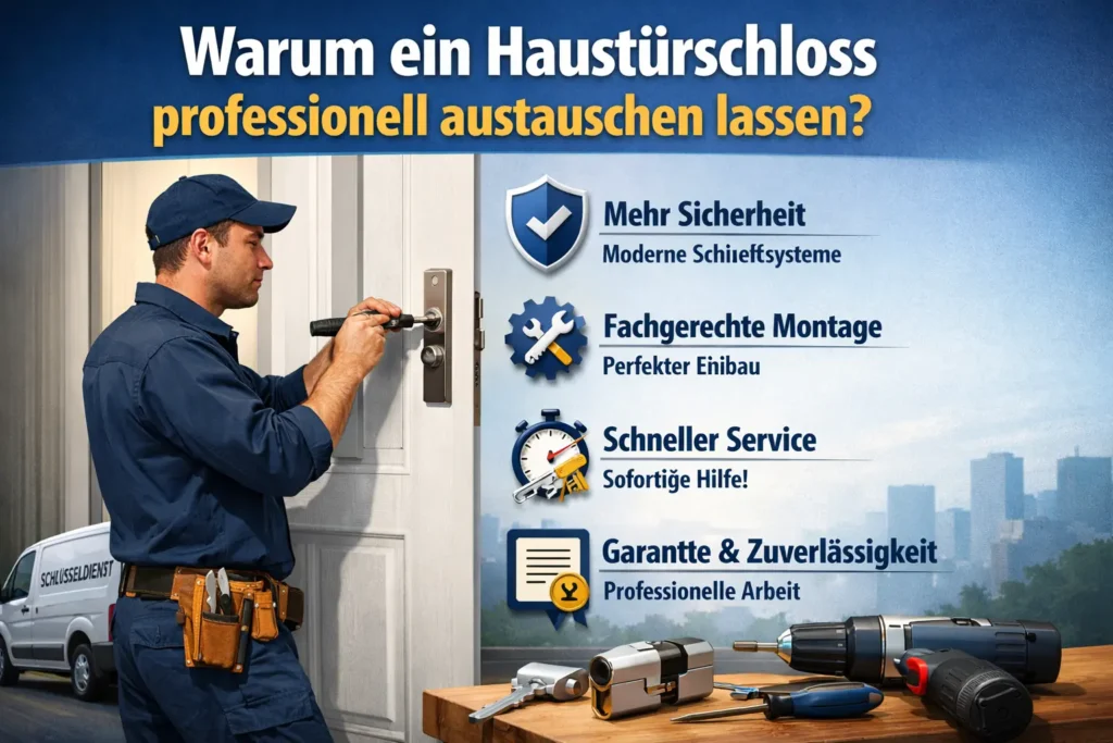 Warum ein Haustürschloss professionell austauschen lassen?