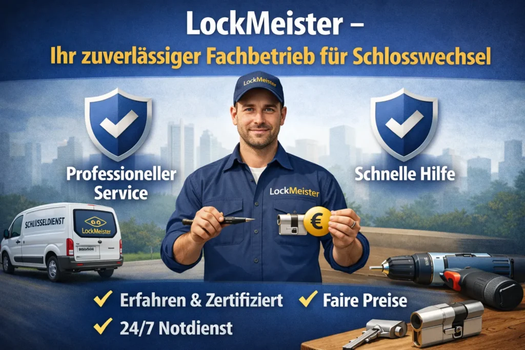 LockMeister – Ihr zuverlässiger Fachbetrieb für Schlosswechsel
