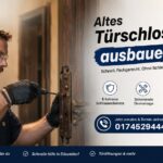 Fachgerechte Demontage eines alten Türschlosses durch erfahrenen Schlüsseldienst