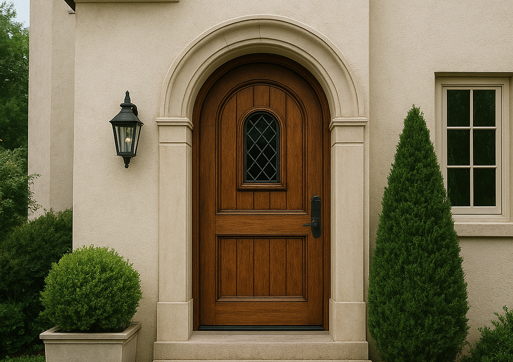 Schloss ausbauen Haustür