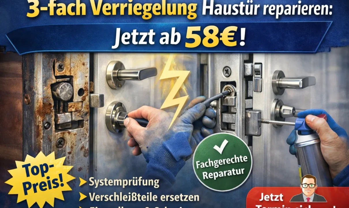 3-fach Verriegelung Haustür reparieren