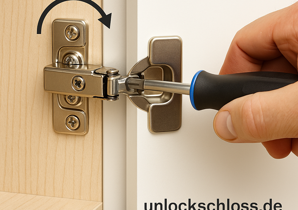 Justieren von Schranktüren