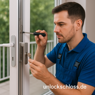 Balkontür beidseitig abschließbar nachrüsten