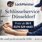 Schlüsseldienst Düsseldorf – LockMeister Techniker öffnet Tür schnell und professionell