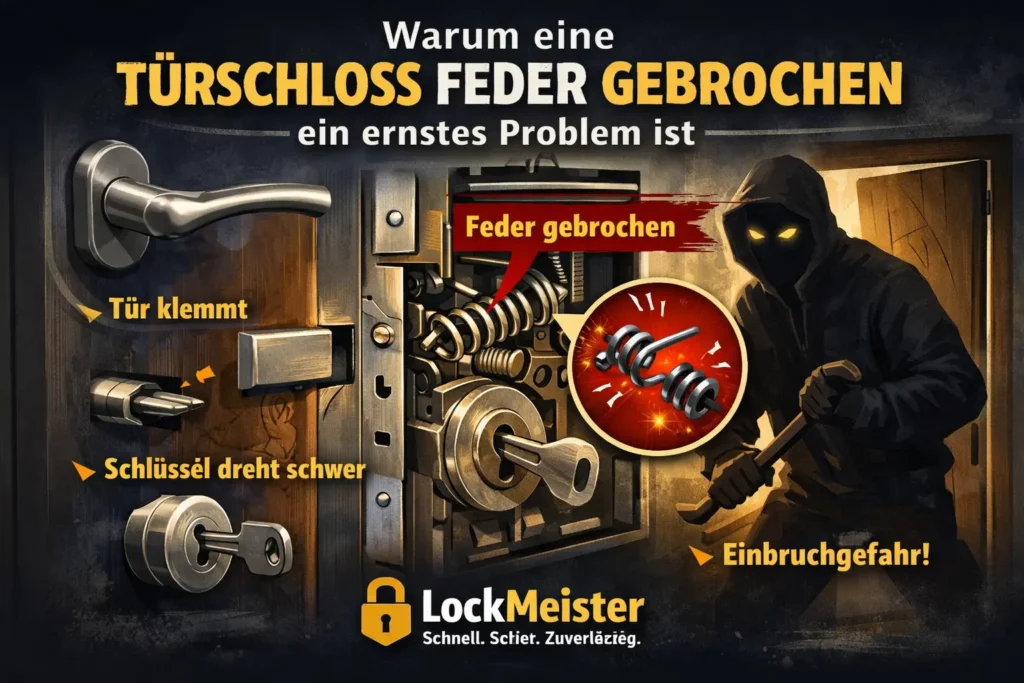 Warum eine türschloss feder gebrochen ein ernstes Problem ist