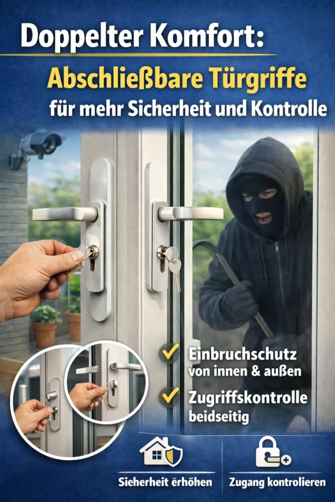 Doppelter Komfort: Abschließbare Türgriffe für mehr Sicherheit und Kontrolle