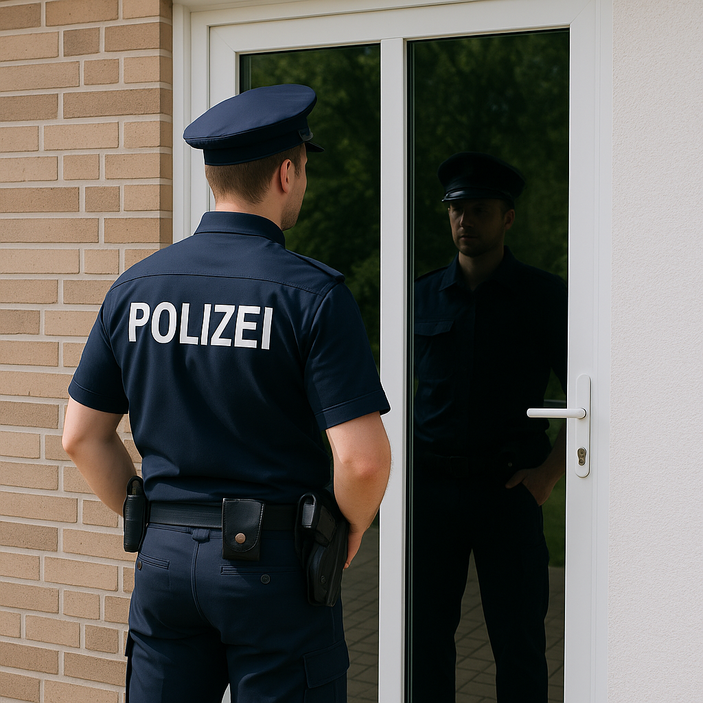 Terrassentür sichern Polizei