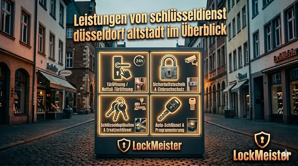 Leistungen von schlüsseldienst düsseldorf altstadt im Überblick