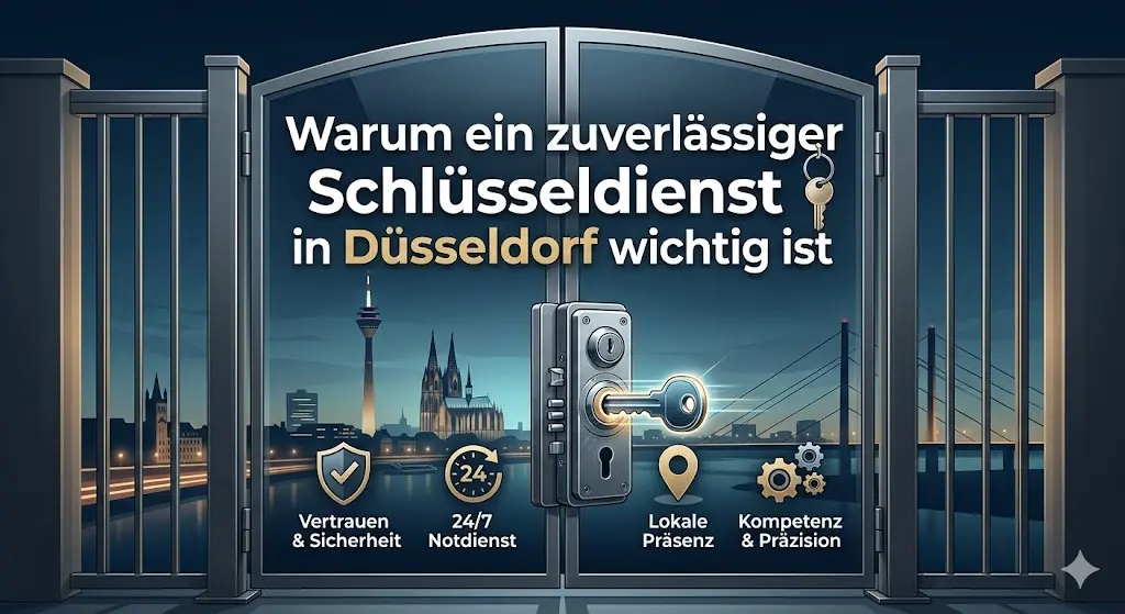 Warum ein zuverlässiger Schlüsseldienst in Düsseldorf wichtig ist