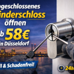 Abgeschlossenes Zylinderschloss öffnen ab 58€ in Düsseldorf