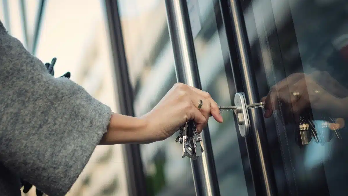 schlussel steckt fest