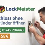 Schlüsseldienst LockMeister öffnet Schloss ohne Zylinder schnell und professionell ab 58€