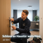 Schloss wechseln haustür kosten