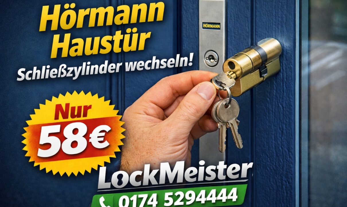 hörmann haustür schließzylinder wechseln