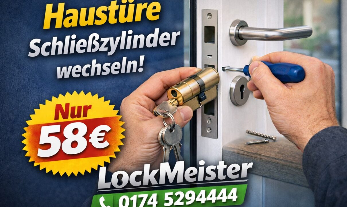 haustüre schließzylinder wechseln