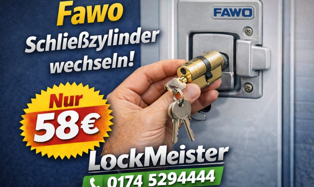 fawo schließzylinder wechseln