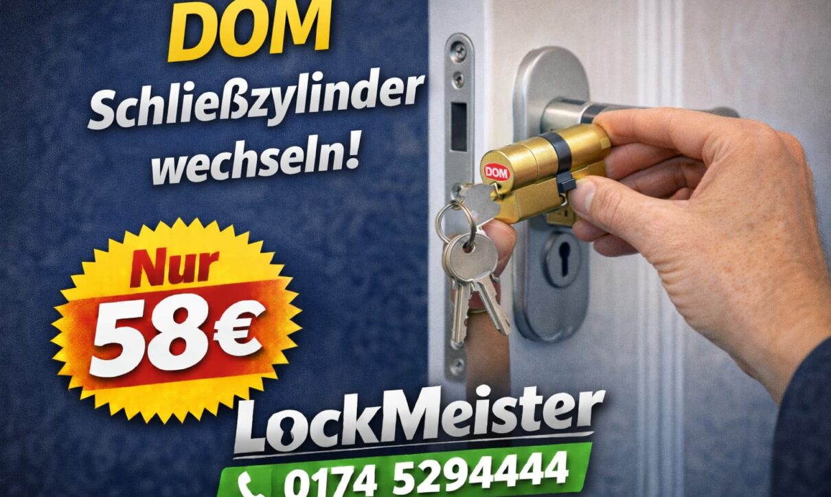 dom schließzylinder wechseln