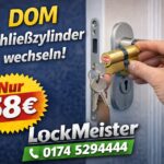 dom schließzylinder wechseln