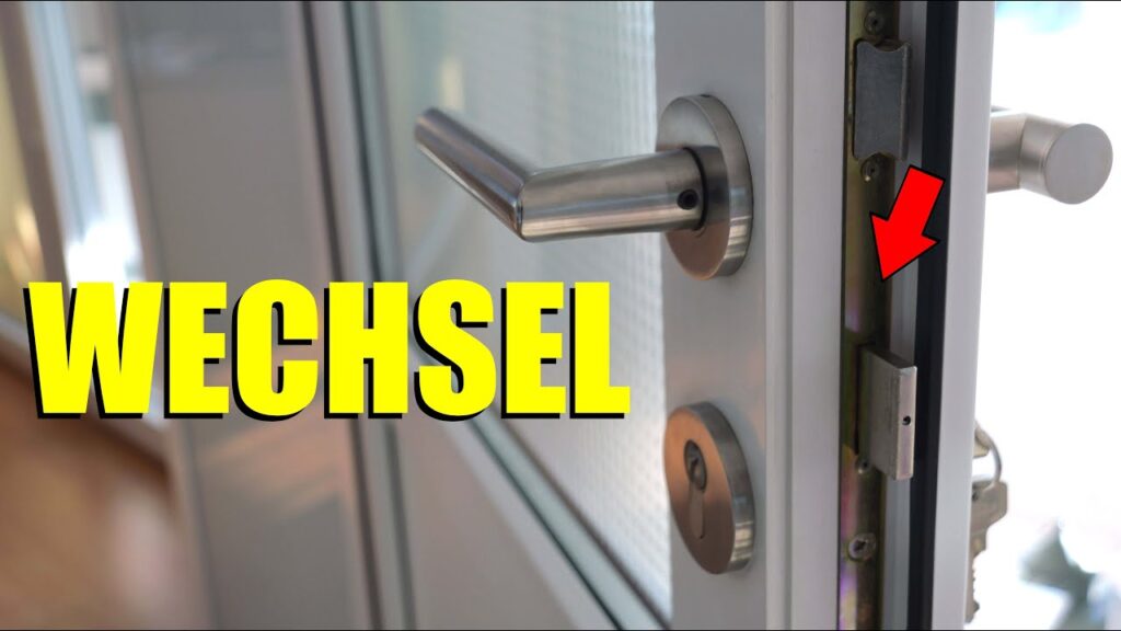 Haustürschloss ausbauen Türschloss wechseln ANLEITUNG - YouTube Biffar Türschloss wechseln