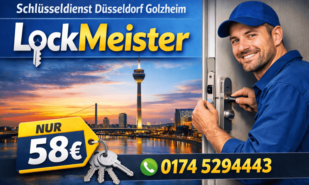 schlüsseldienst düsseldorf golzheim