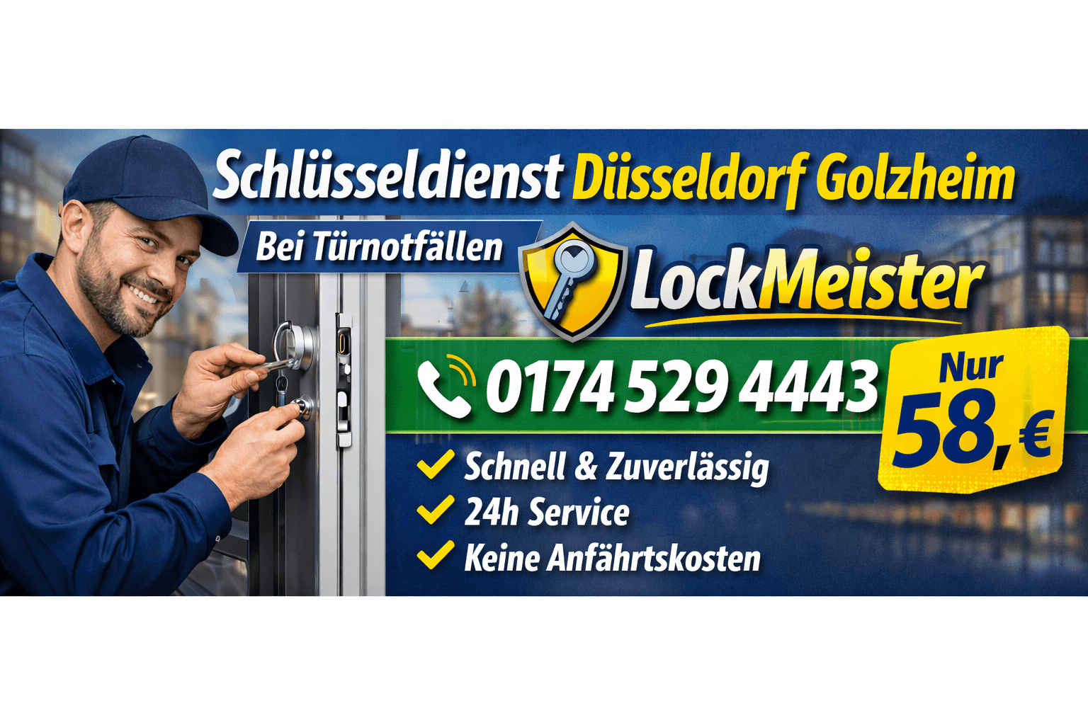 schlüsseldienst düsseldorf golzheim