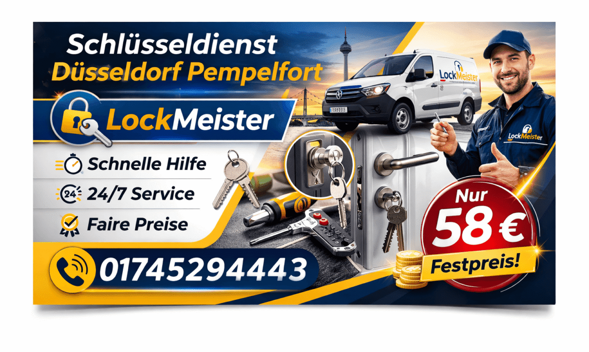 schlüsseldienst düsseldorf pempelfort