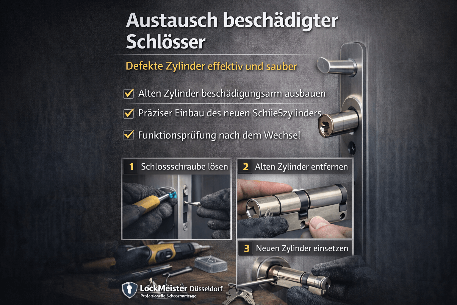 Schlosswechsel Willich – LockMeister Düsseldorf.