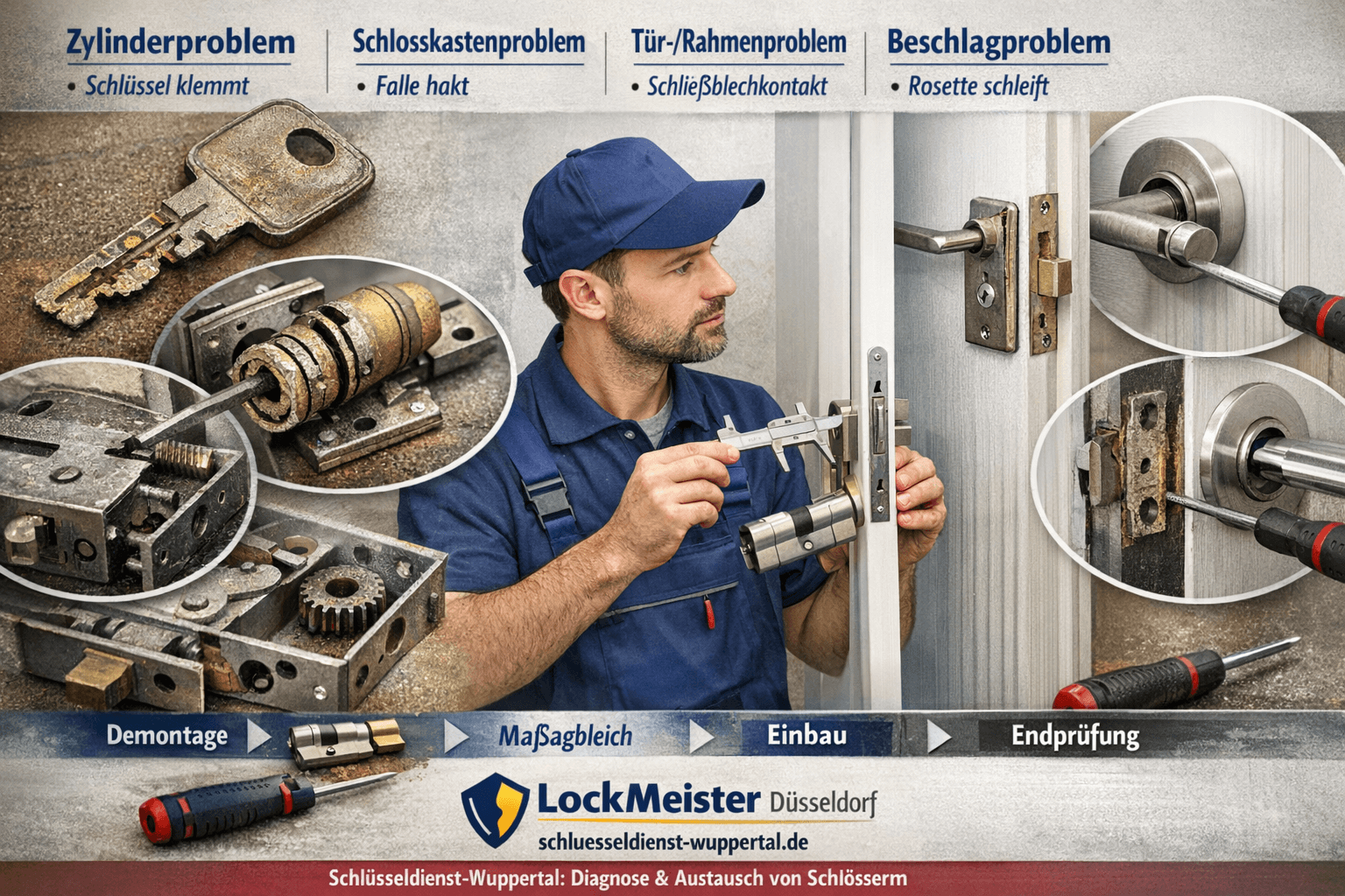 Schlosswechsel Diagnose – LockMeister Düsseldorf