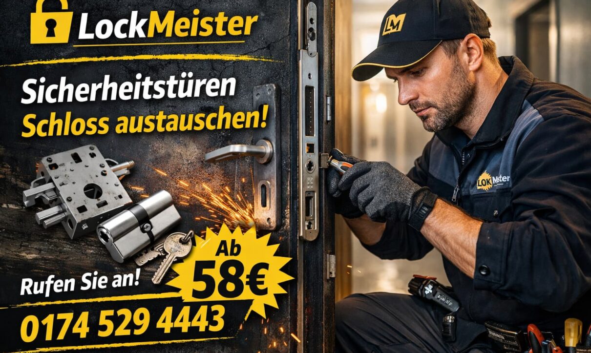 Sicherheitstüren schloss austauschen
