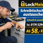 schreibtisch schloss austauschen