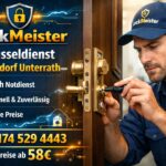 Schlüsseldienst LockMeister öffnet Tür in Düsseldorf Unterrath – 24h Service ab 58€.
