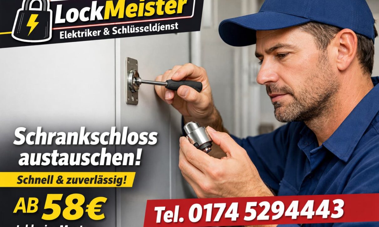 schrank schloss austauschen
