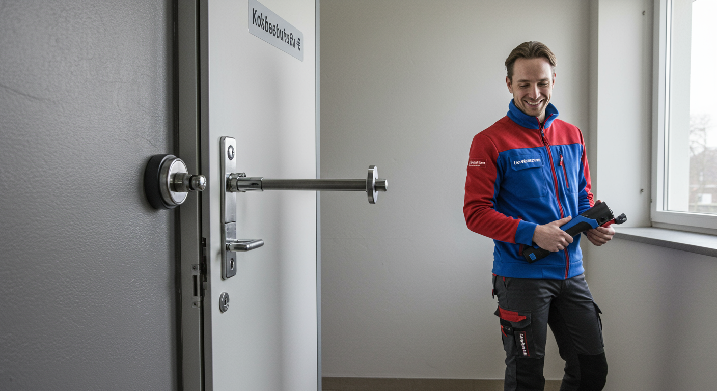 Schlüsseldienst Düsseldorf Hamm – LockMeister Techniker öffnet Tür, Preise ab 58 €