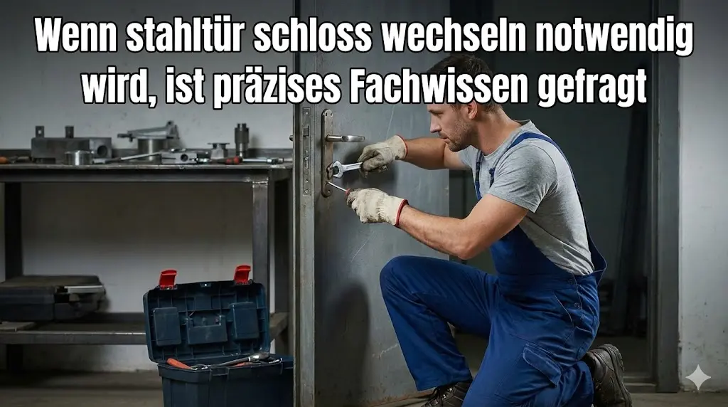 Wenn stahltür schloss wechseln notwendig wird, ist präzises Fachwissen gefragt