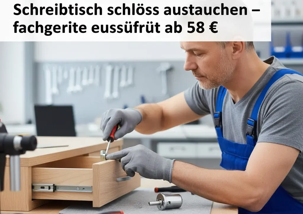 Schreibtisch schloss austauschen – fachgerecht ausgeführt ab 58 €