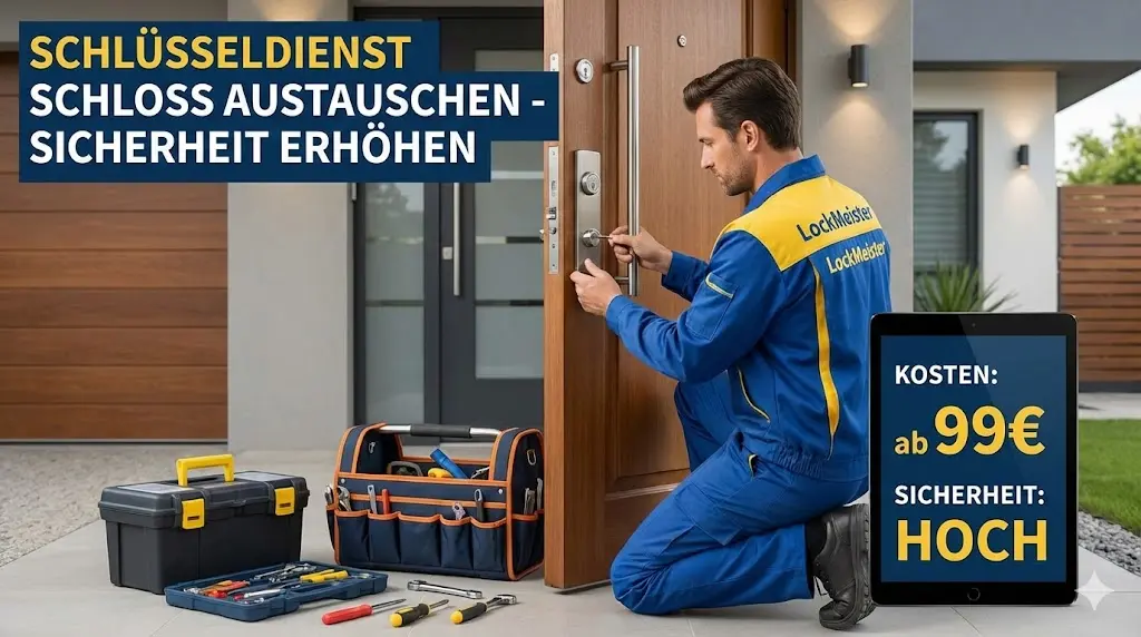 Wenn schlüsseldienst schloss austauschen kosten die Sicherheit Ihres Zuhauses erhöhen sollen