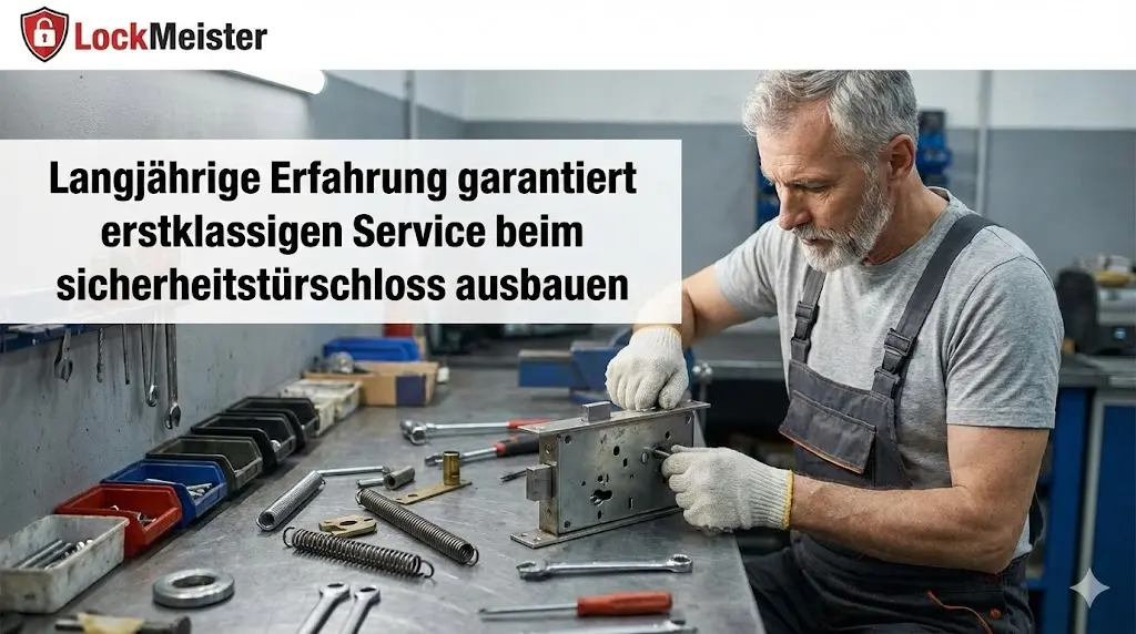 Langjährige Erfahrung garantiert erstklassigen Service beim sicherheits türschloss ausbauen