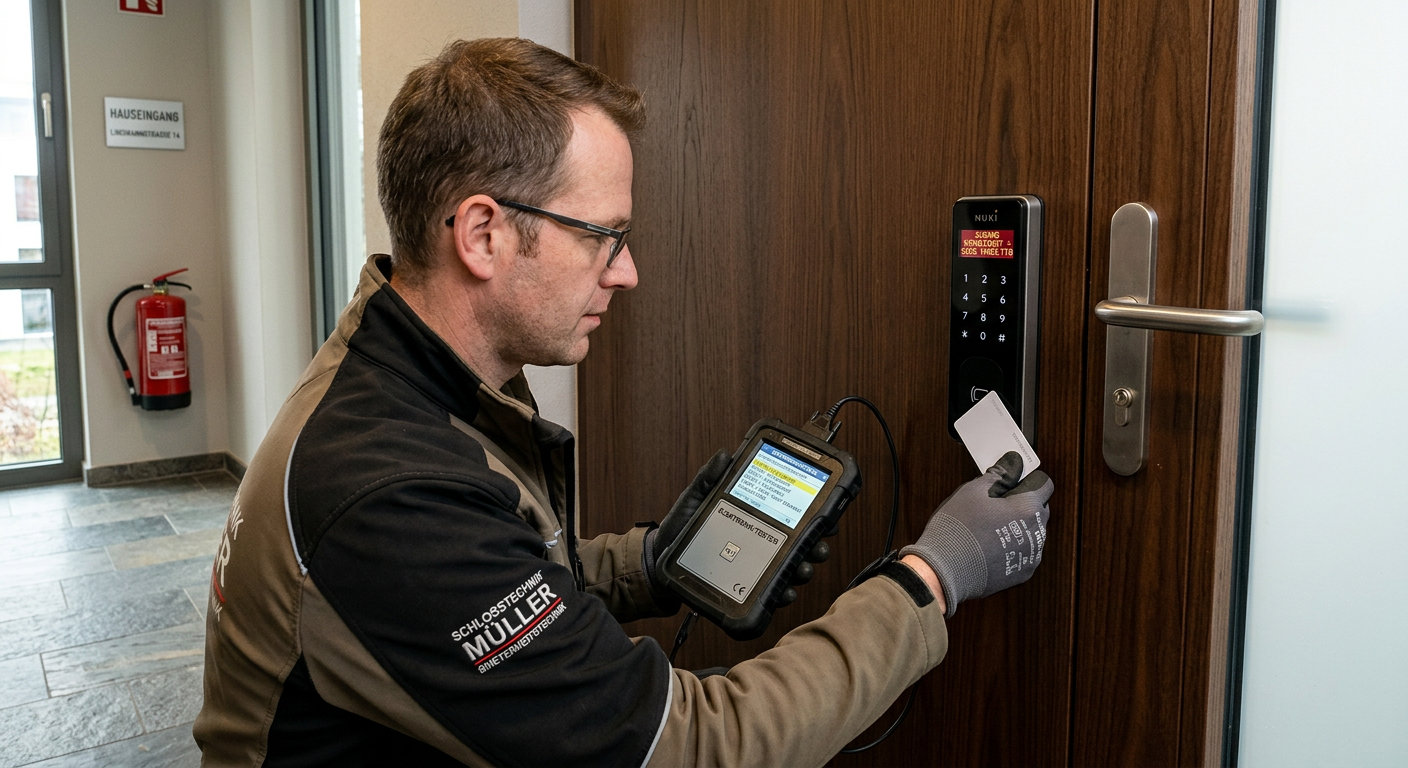 test elektronisches türschloss test elektronisches türschloss