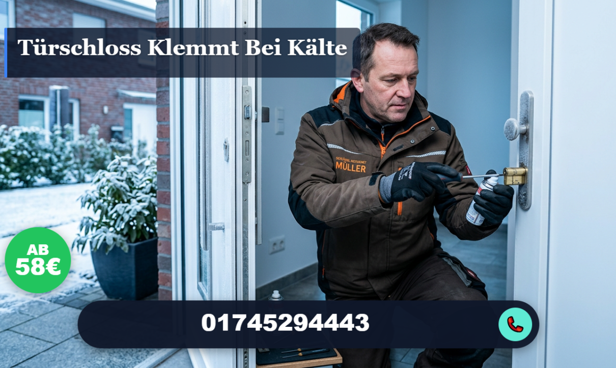 türschloss klemmt bei kälte