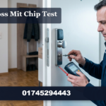 türschloss mit chip test