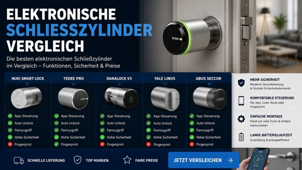 Elektronische schließzylinder vergleich
