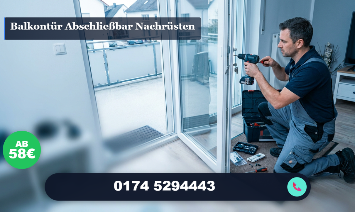 balkontür abschließbar nachrüsten