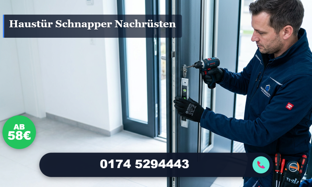 haustür schnapper nachrüsten