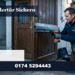 holz kellertür sichern