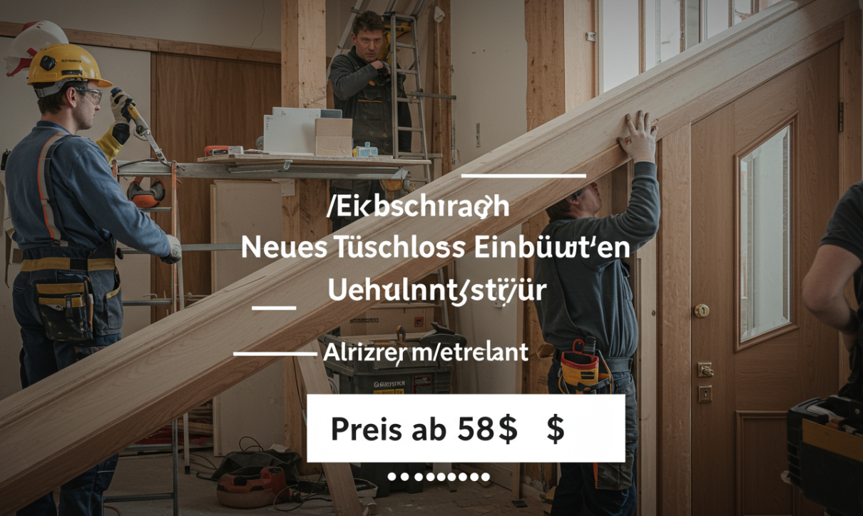 Neues Türschloss einbauen Wohnungstür