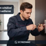 abgebrochenen schlüssel aus türzylinder entfernen
