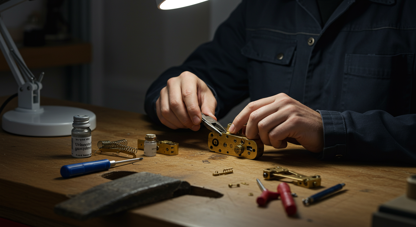 Einsteckschloss reparieren -