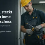 schlüssel steckt von innen sicherheitsschloss