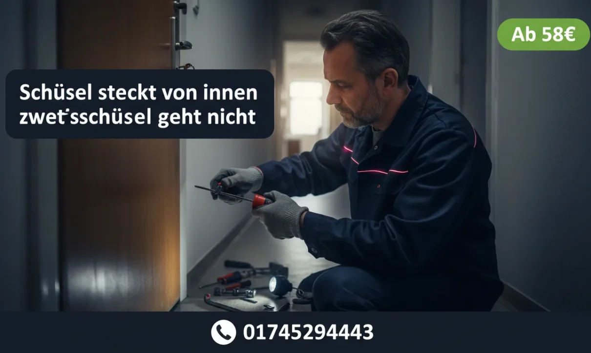 schlüssel steckt von innen zweitschlüssel geht nicht