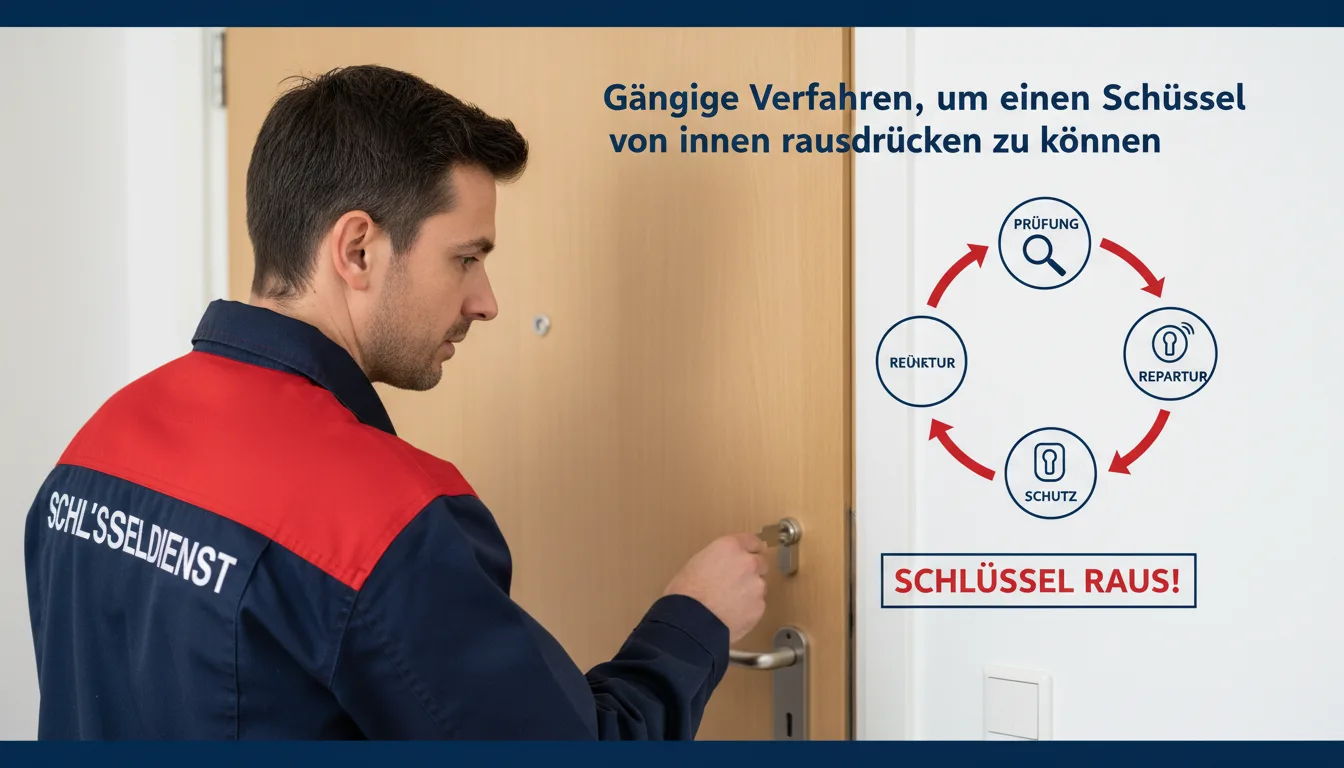schlüssel von innen rausdrücken – Lösung
